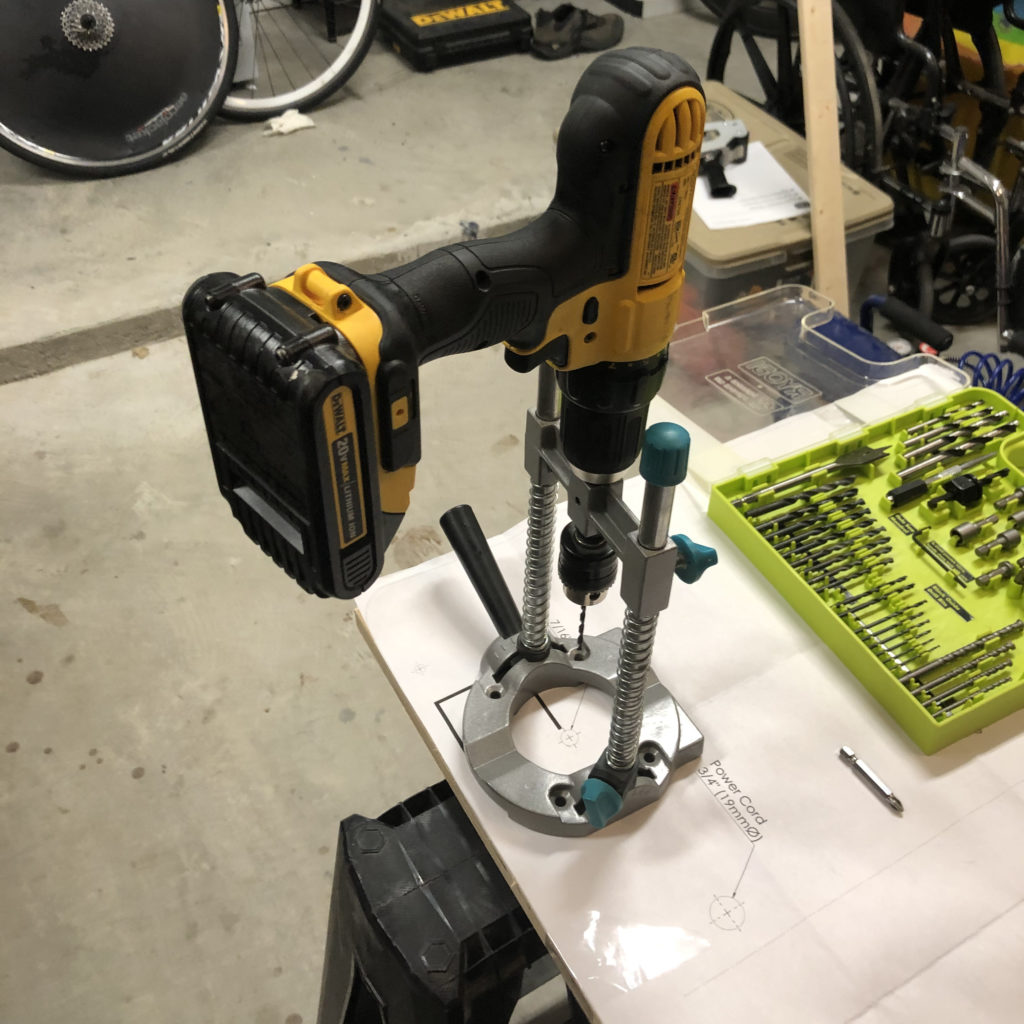 Axxion Rocker Drill at 90 degrees