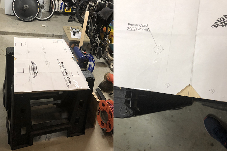 Axxion Rocker Plate Template