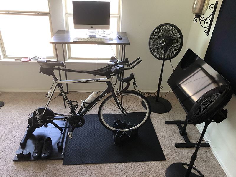 Trainer on Cycleops Wheel holder