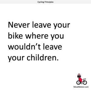 Where to leave your bike meme
